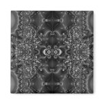 Black &amp; White Starry Night Magnet