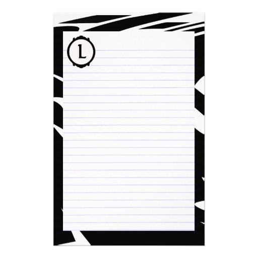 black-white-stationery-with-monogram-zazzle