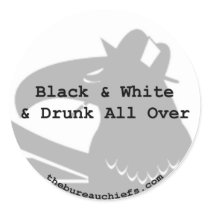 Black & White Sticker stickers