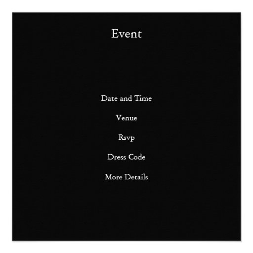 Black & White Style Pin-Up Girl 1 Invitations