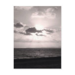Black & White Sunbeams Post Card