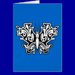 Black White TATTOO BUTTERFLY rough tough graphics cards