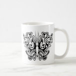 Black White TATTOO BUTTERFLY rough tough graphics mugs