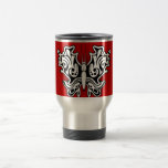 Black White TATTOO BUTTERFLY rough tough graphics mugs