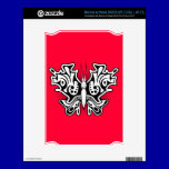 Black White TATTOO BUTTERFLY rough tough graphics skins