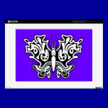 Black White TATTOO BUTTERFLY rough tough graphics skins