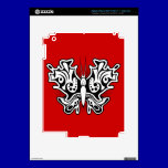 Black White TATTOO BUTTERFLY rough tough graphics skins