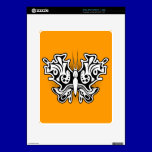 Black White TATTOO BUTTERFLY rough tough graphics skins