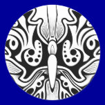 Black White TATTOO BUTTERFLY rough tough graphics stickers