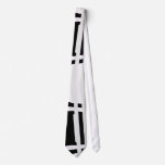 black & white neck ties
