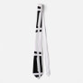 black & white neck ties