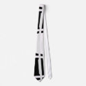 black & white ties