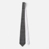 black & white tie