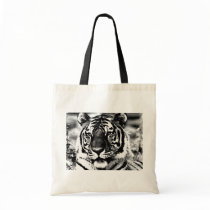 Black & White Tiger Bags