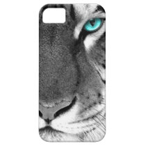 Black White Tiger iPhone 5 Covers at Zazzle
