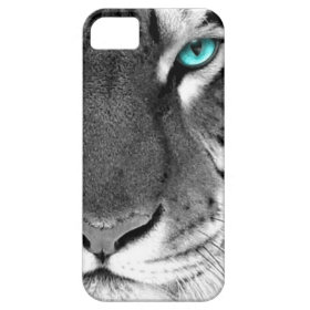 Black White Tiger iPhone 5 Covers