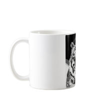 Black & White Tiger Pop Art Mug