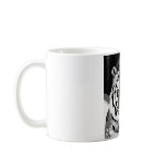 Black & White Tiger Pop Art mugs
