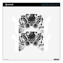 Black White Tiger PS3 Controller Skins