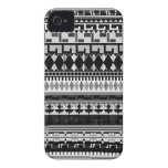 Black & White Tribal iPhone 4/4S Case casemate cases