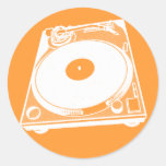 Black & White Turntable Sticker