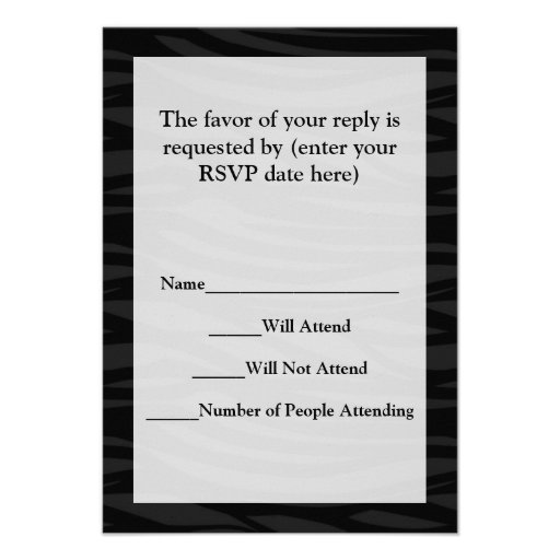 Black/White Tuxedo Announcement