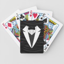 Black/White Tuxedo Card Decks