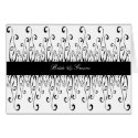 Black & White Wedding Curls cards