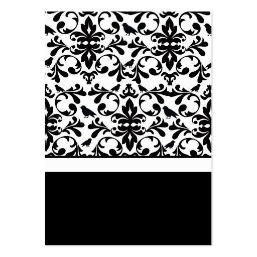 Black & White Wedding Invitation Card Inserts Business Card Templates (front side)