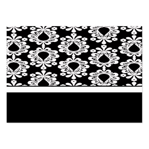 Black & White Wedding Invitation Card Inserts Business Card