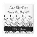 Black & White Wedding - Save The Date magnets
