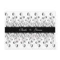 Black & White Wedding - Save The Date postcards