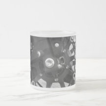 Black & White Wheel Coffee Mug