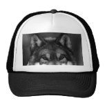 Black & White Wolf Mesh Hat