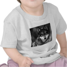 Black & White Wolf Shirts
