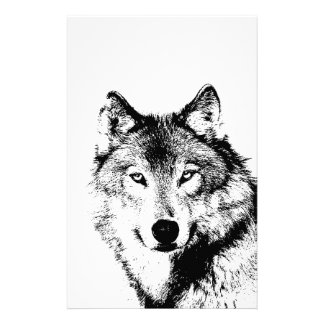 Wolf Stationery | Zazzle