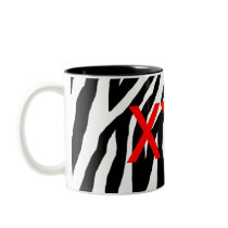 Black & White Zebra Print Coffee Mug