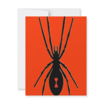 Black Widow *Creepy Spider Design* invitations