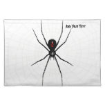 Black Widow design Place Mat