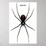 Black Widow design Print