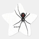 Black Widow design Sticker