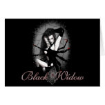 Black Widow Greeting Cards