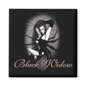 Black Widow magnets by MoonArtandDesigns Black Widow magnets