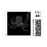 Black Widow Postage Stamp