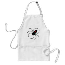 black widow spider aprons