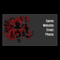Black Widow Spider Business Card business cards