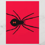 Black Widow Spider Personalized Flyer