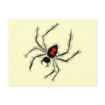 Black Widow Spider Postcard