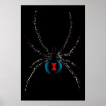 Black Widow Spider Poster
