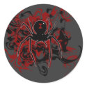 Black Widow Spider Stickers by RockHouseCo Black Widow Spider Stickers